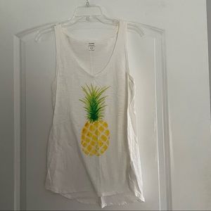 Pineapple graphic tank